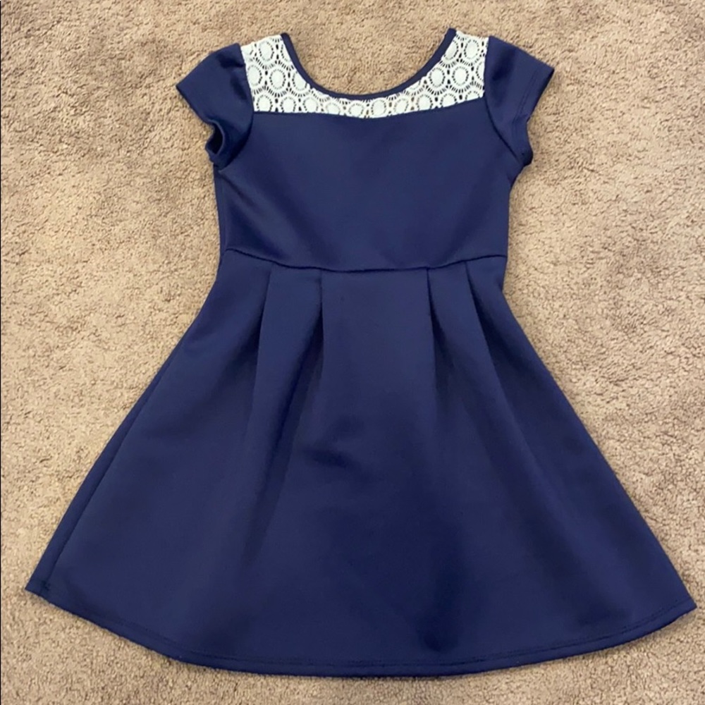 Girls Navy dress